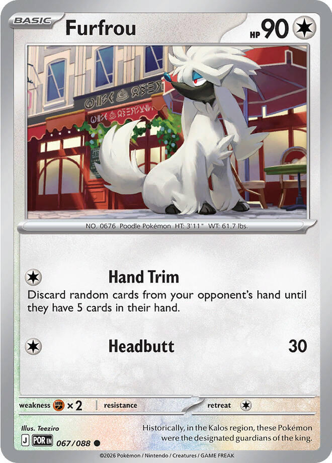 [Reverse Holo] POR 067/088 Furfrou C