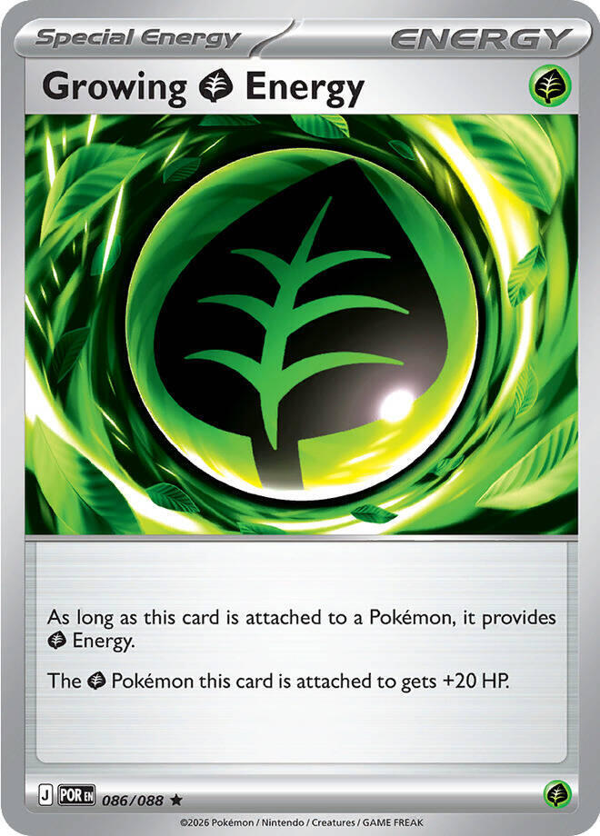 [Reverse Holo] POR 086/088 Growing Grass Energy R