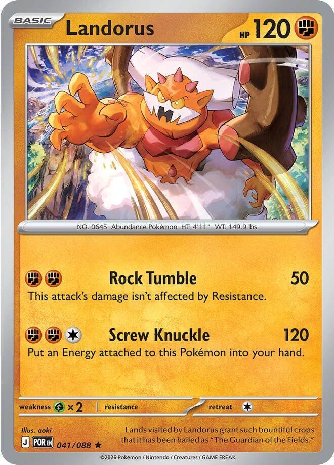 [Reverse Holo] POR 041/088 Landorus R