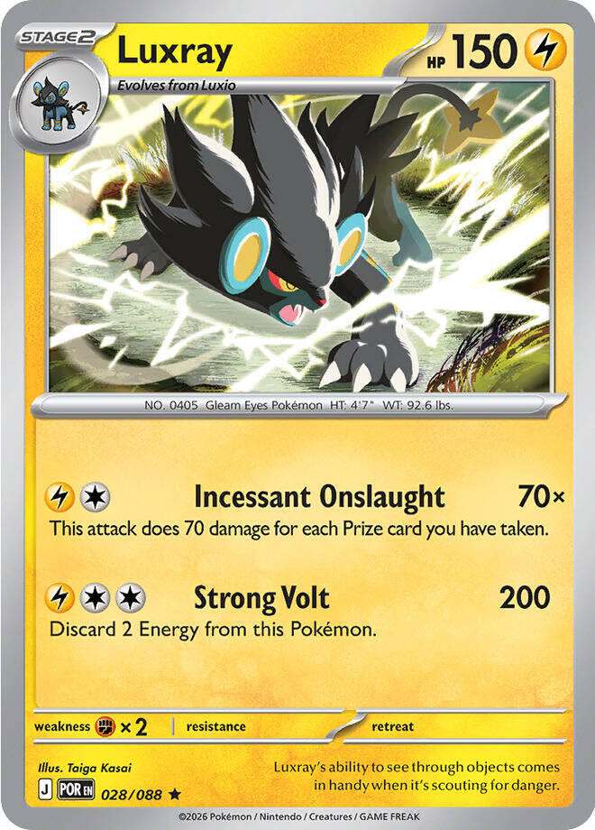 POR 028/088 Luxray R