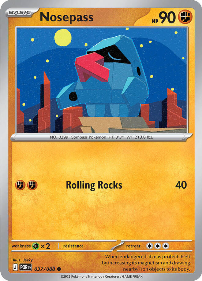 [Reverse Holo] POR 037/088 Nosepass C