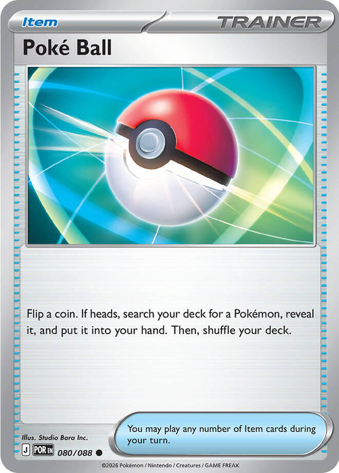 [Reverse Holo] POR 080/088 Poke Ball C