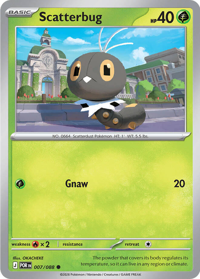 [Reverse Holo] POR 007/088 Scatterbug C