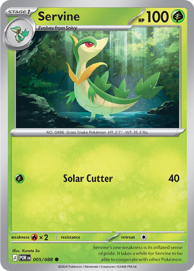[Reverse Holo] POR 005/088 Servine C