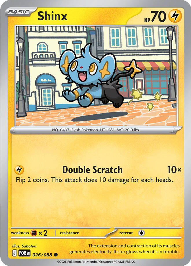 [Reverse Holo] POR 026/088 Shinx C