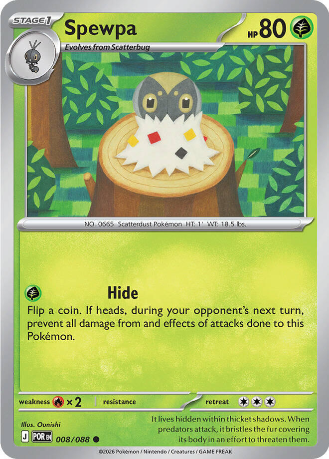 [Reverse Holo] POR 008/088 Spewpa C