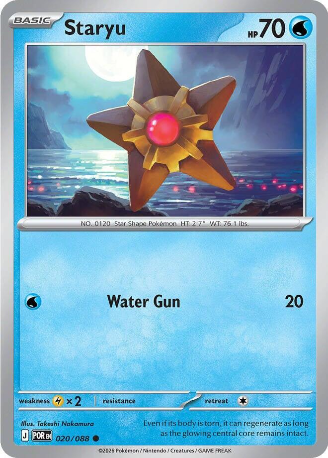 [Reverse Holo] POR 020/088 Staryu C