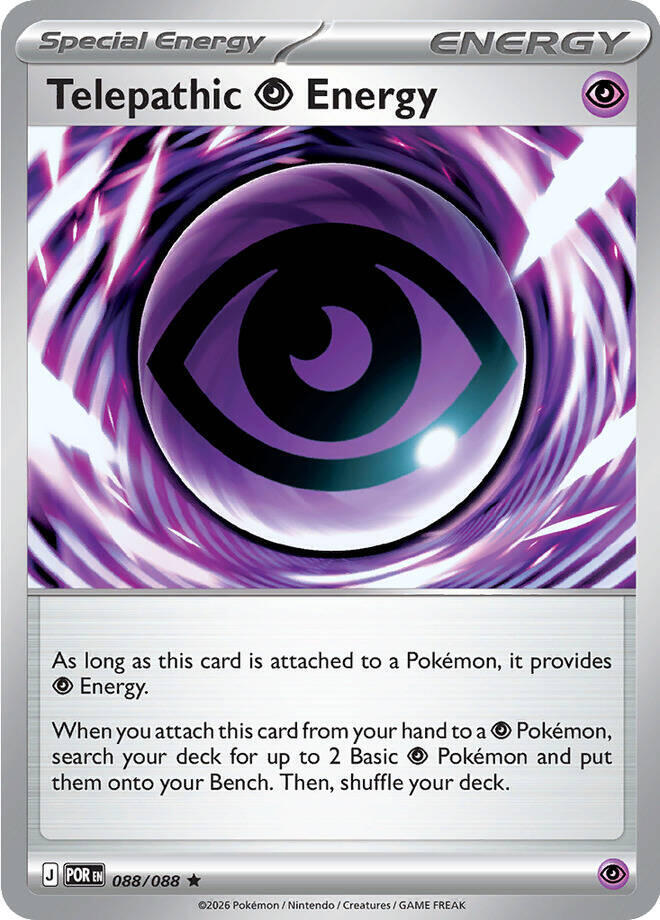 POR 088/088 Telepathic Psychic Energy R