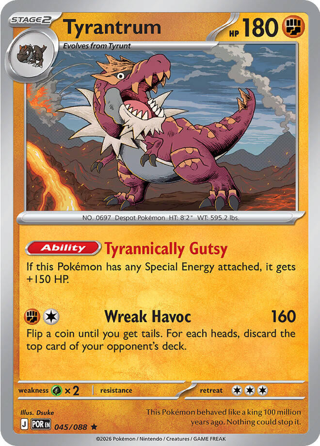 POR 045/088 Tyrantrum R