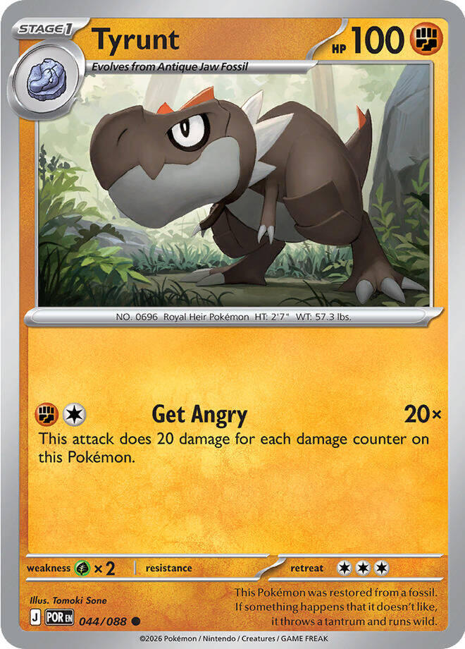 [Reverse Holo] POR 044/088 Tyrunt C