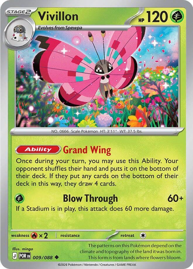 POR 009/088 Vivillon U