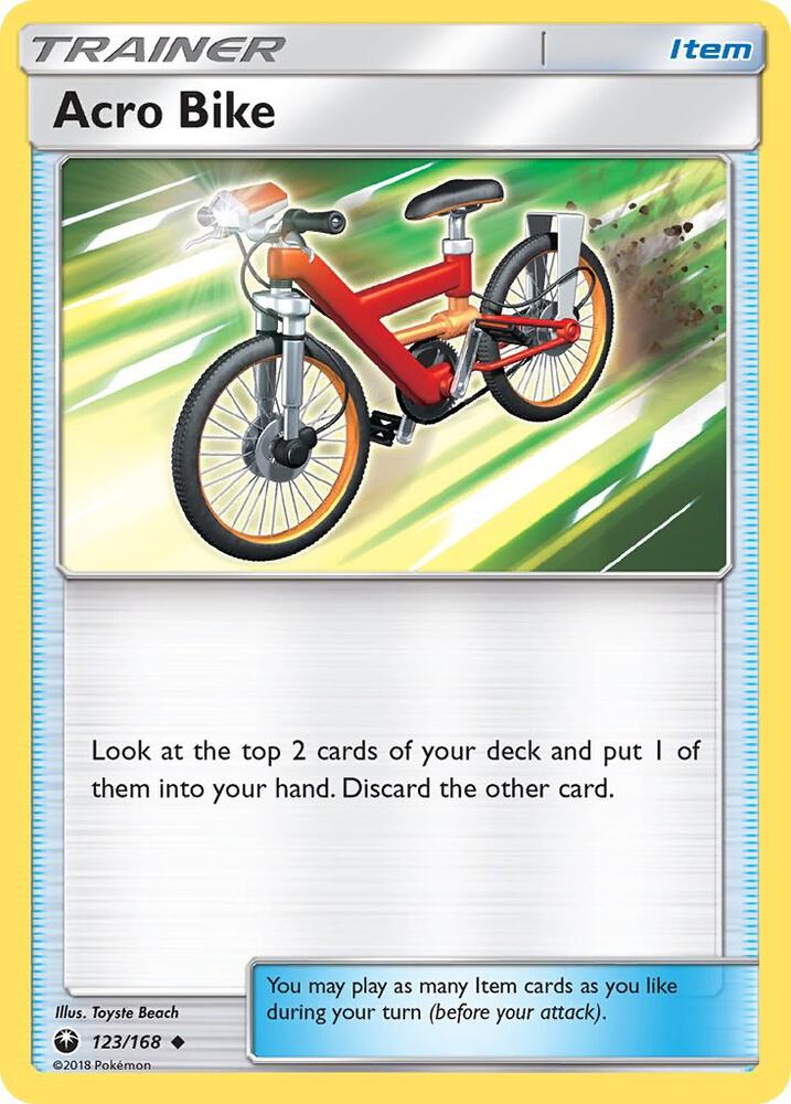 [Reverse Holo] CES 123/168 Acro Bike U