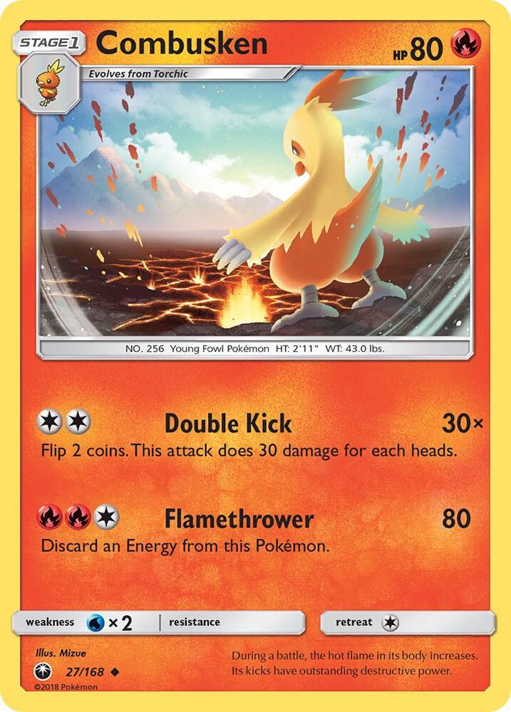 [Reverse Holo] CES 27/168 Combusken U