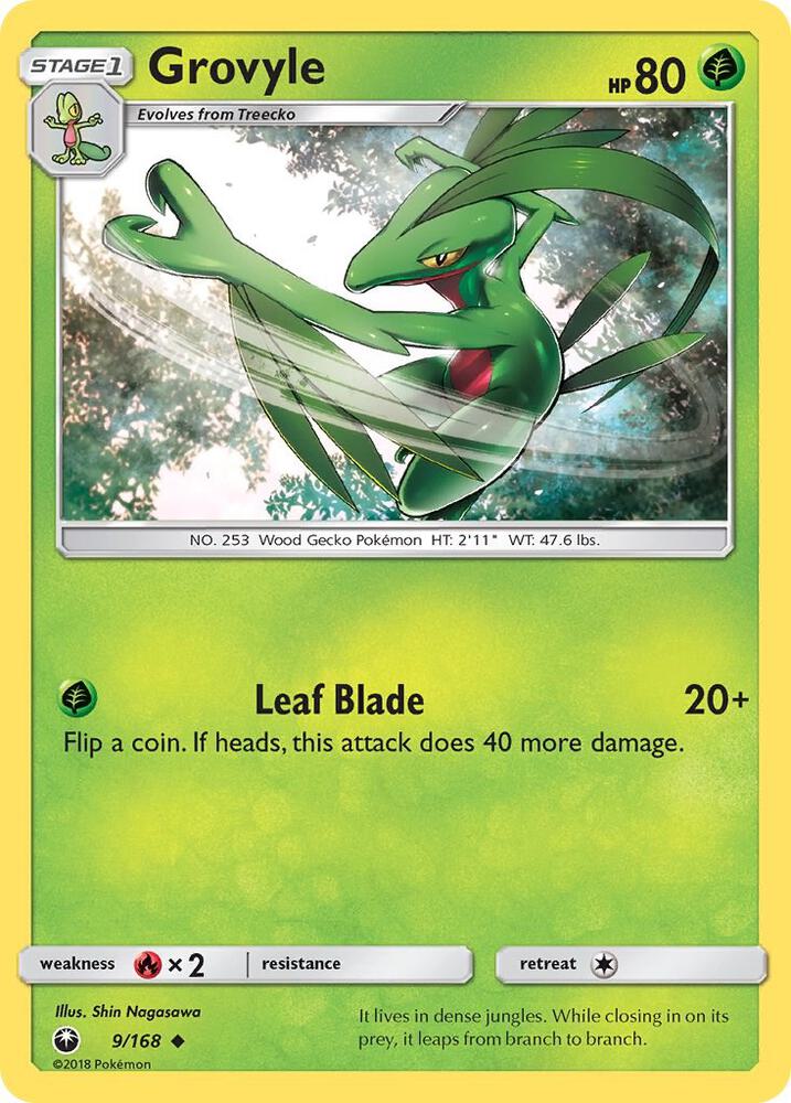 [Reverse Holo] CES 9/168 Grovyle U