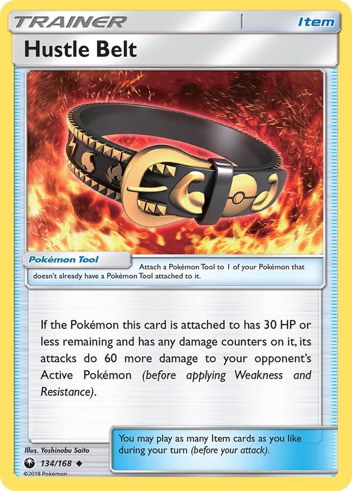 [Reverse Holo] CES 134/168 Hustle Belt U