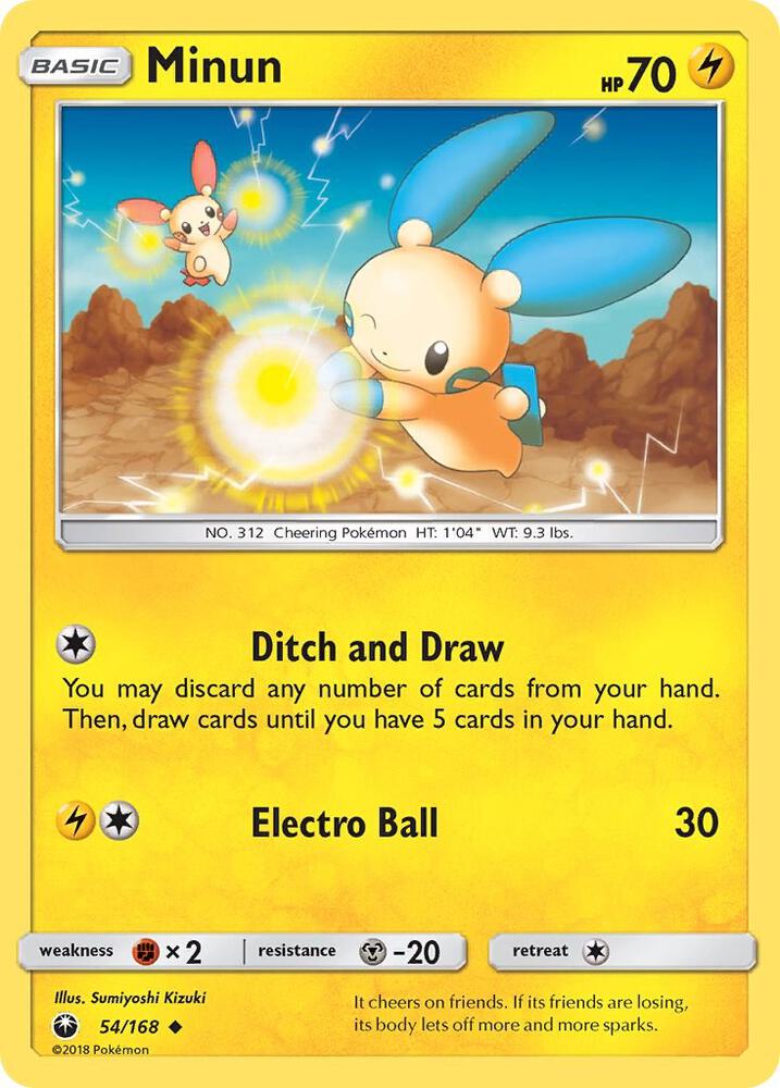 [Reverse Holo] CES 54/168 Minun U