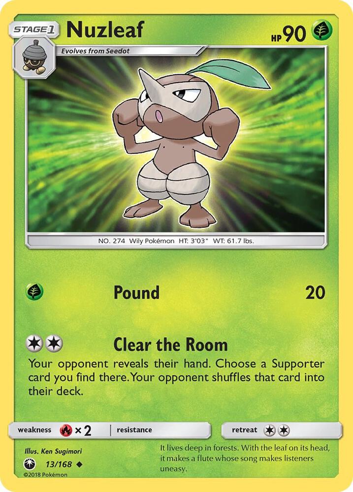 [Reverse Holo] CES 13/168 Nuzleaf U