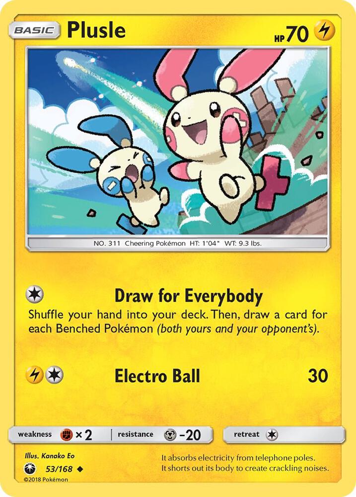 [Reverse Holo] CES 53/168 Plusle U