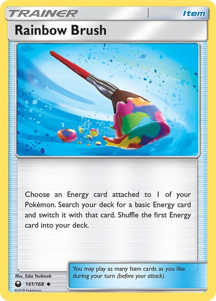 [Reverse Holo] CES 141/168 Rainbow Brush U