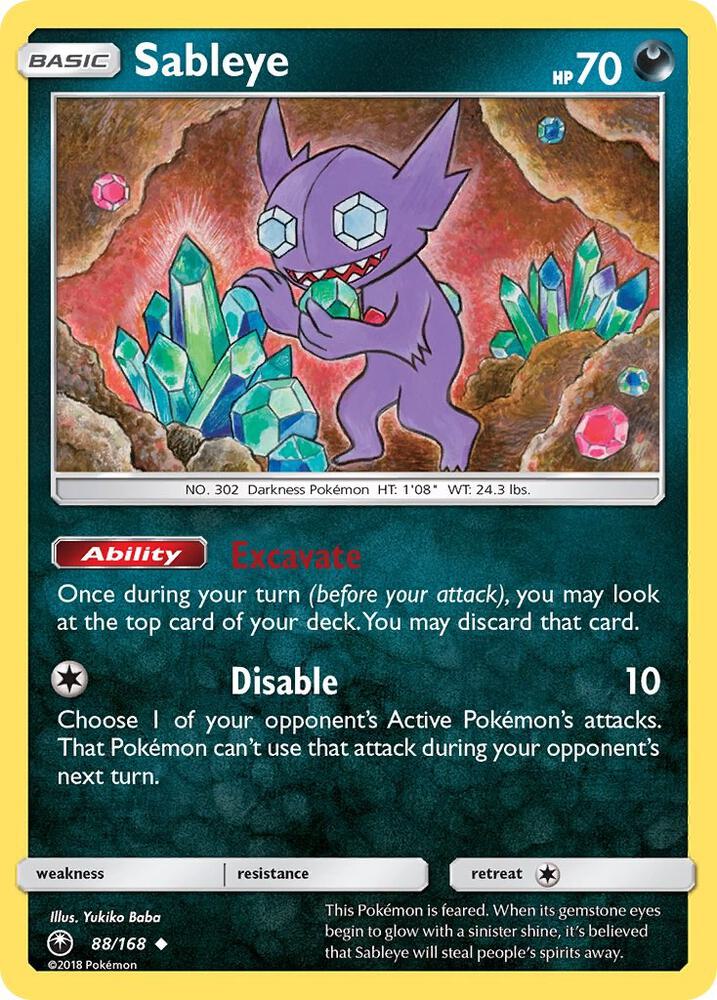 [Reverse Holo] CES 88/168 Sableye U