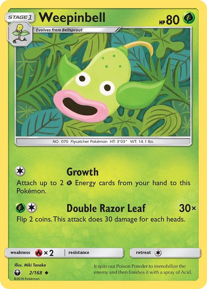[Reverse Holo] CES 2/168 Weepinbell U