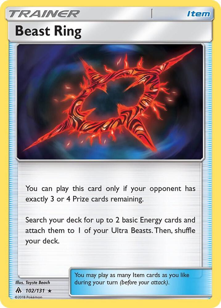 [Reverse Holo] FLI 102/131 Beast Ring R
