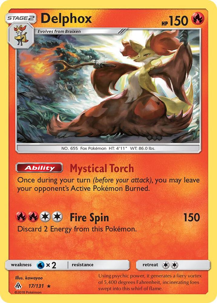 [Reverse Holo] FLI 17/131 Delphox RH