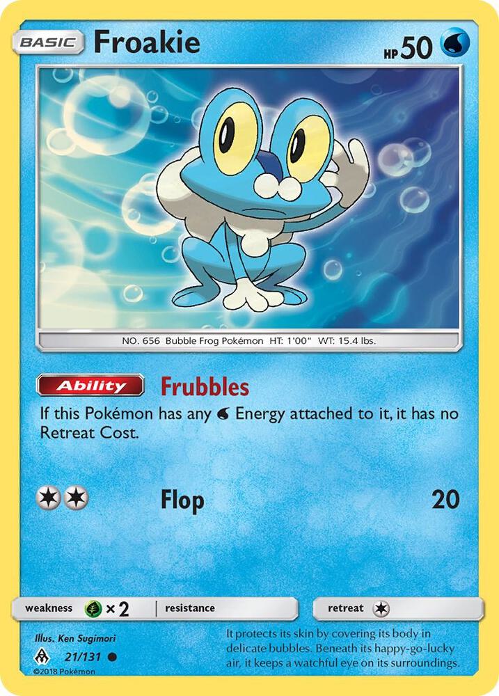 [Reverse Holo] FLI 21/131 Froakie C