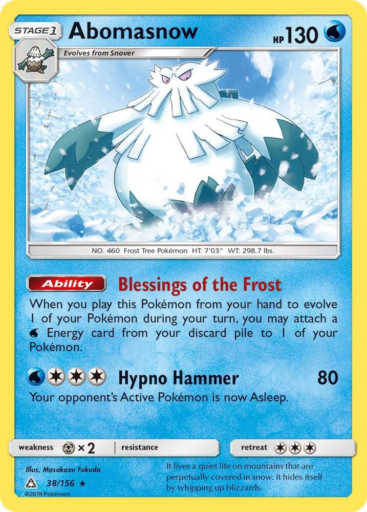 [Reverse Holo] UPR 38/156 Abomasnow R