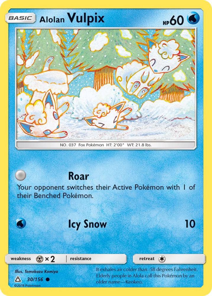 [Reverse Holo] UPR 30/156 Alolan Vulpix C