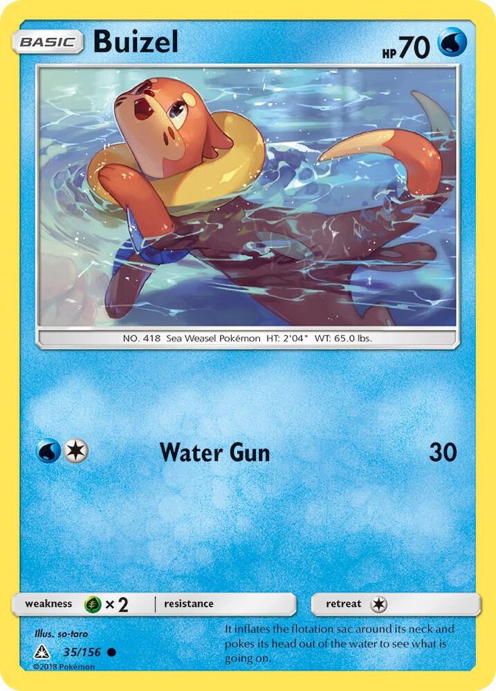 [Reverse Holo] UPR 35/156 Buizel C