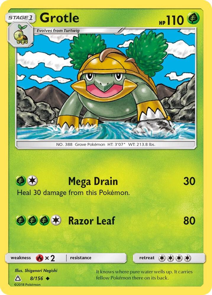 [Reverse Holo] UPR 8/156 Grotle U