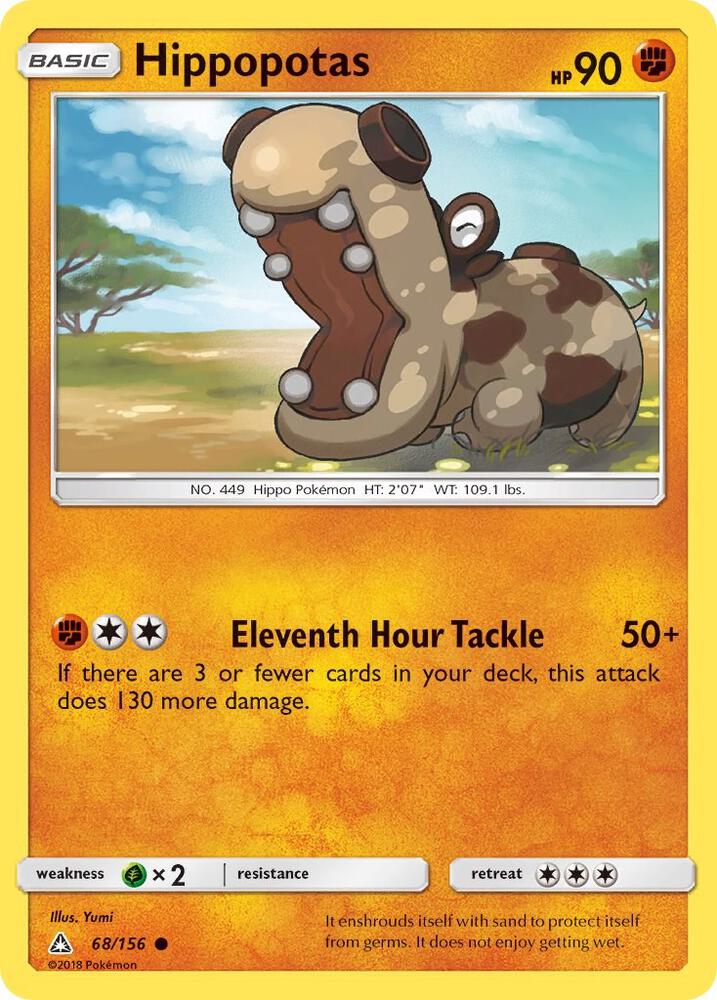 [Reverse Holo] UPR 68/156 Hippopotas C