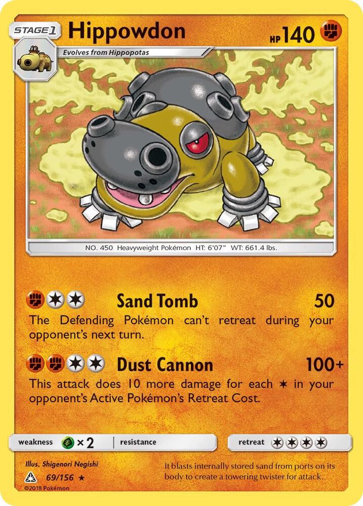 [Reverse Holo] UPR 69/156 Hippowdon R
