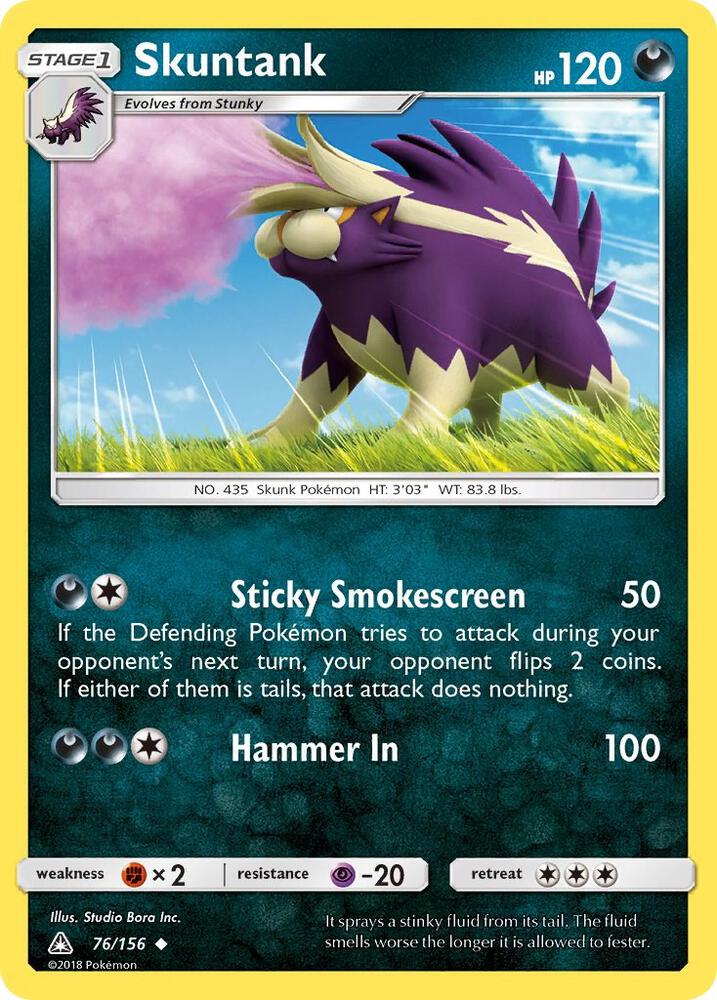 [Reverse Holo] UPR 76/156 Skuntank U
