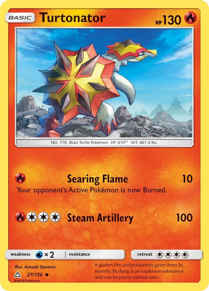 [Reverse Holo] UPR 27/156 Turtonator U