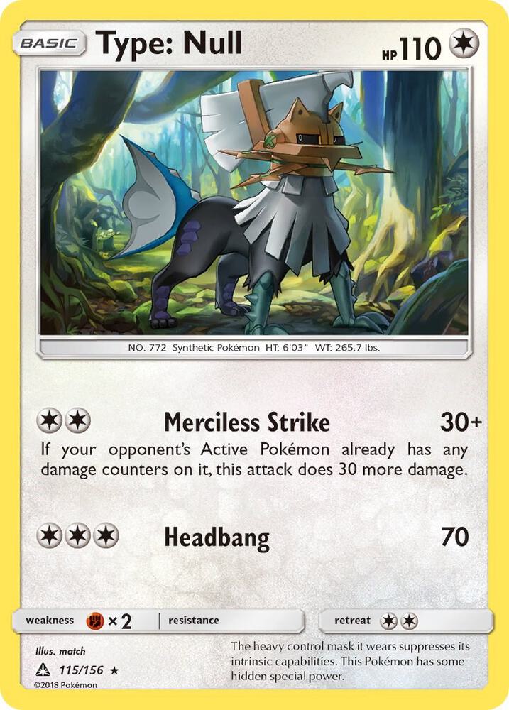 [Reverse Holo] UPR 115/156 Type: Null R