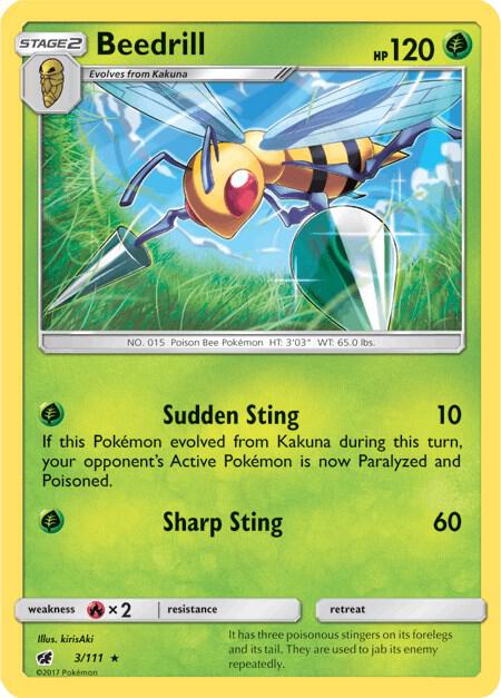 [Reverse Holo] CIN 3/111 Beedrill R
