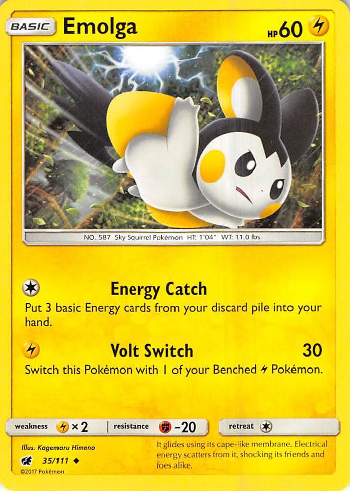 [Reverse Holo] CIN 35/111 Emolga U
