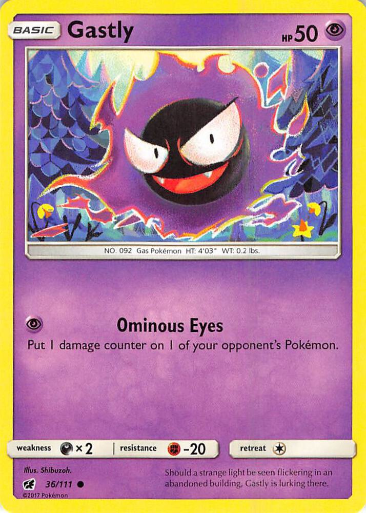 [Reverse Holo] CIN 36/111 Gastly C