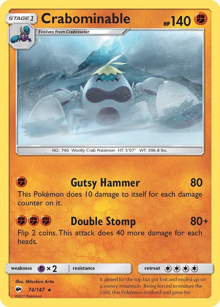 [Reverse Holo] BUS 74/147 Crabominable R