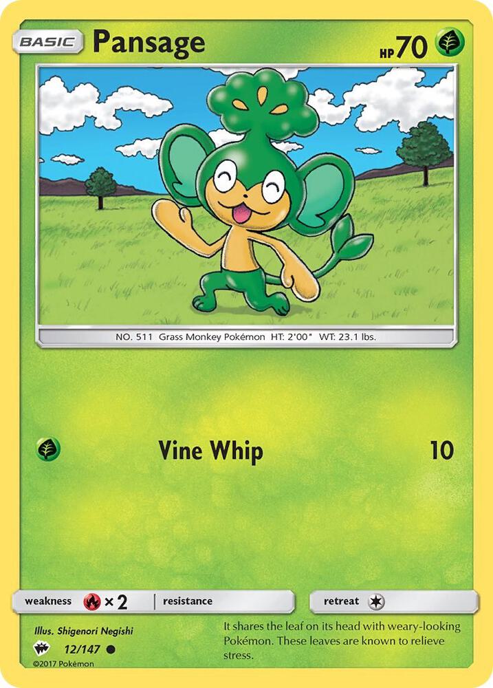 [Reverse Holo] BUS 12/147 Pansage C
