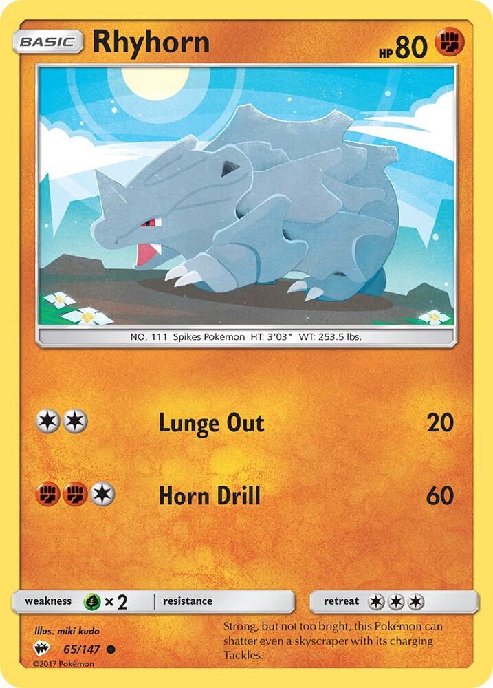 [Reverse Holo] BUS 65/147 Rhyhorn C