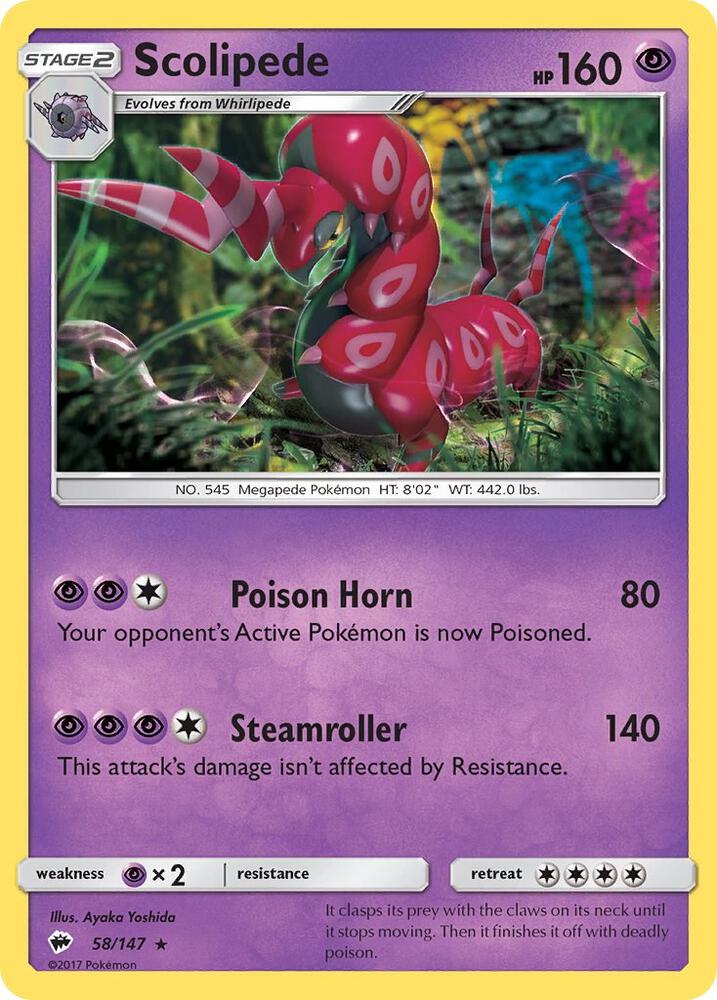 [Reverse Holo] BUS 58/147 Scolipede R