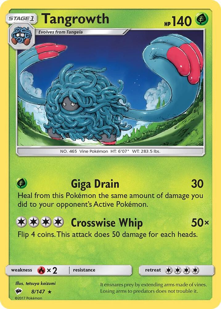 [Reverse Holo] BUS 8/147 Tangrowth R