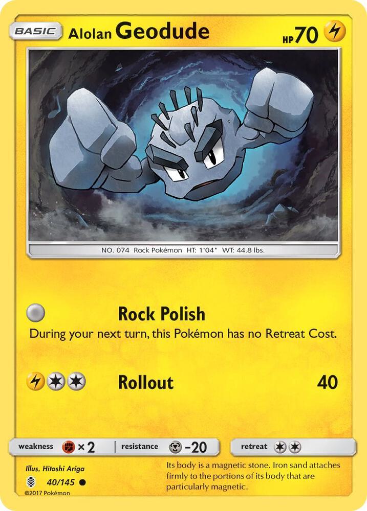 [Reverse Holo] GRI 40/145 Alolan Geodude C
