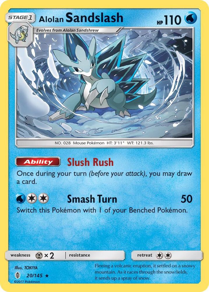 [Reverse Holo] GRI 20/145 Alolan Sandslash R