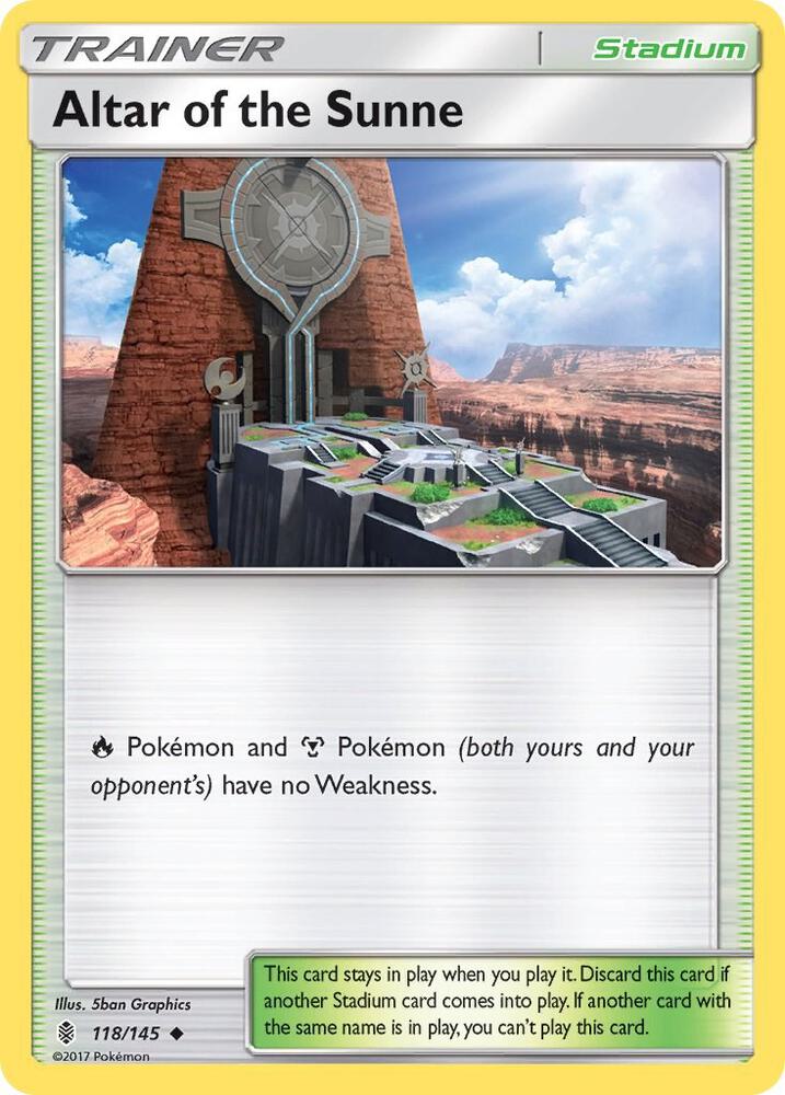[Reverse Holo] GRI 118/145 Altar of the Sunne U