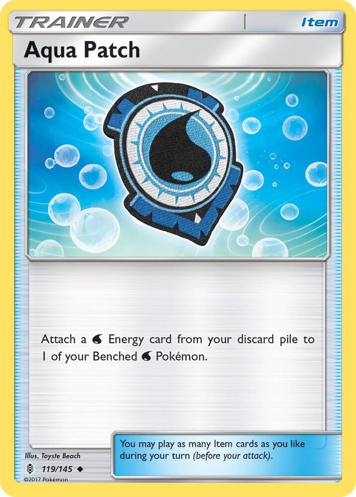 [Reverse Holo] GRI 119/145 Aqua Patch U