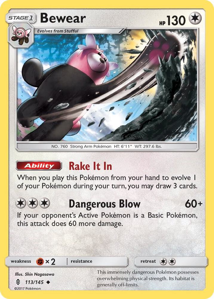 [Reverse Holo] GRI 113/145 Bewear U